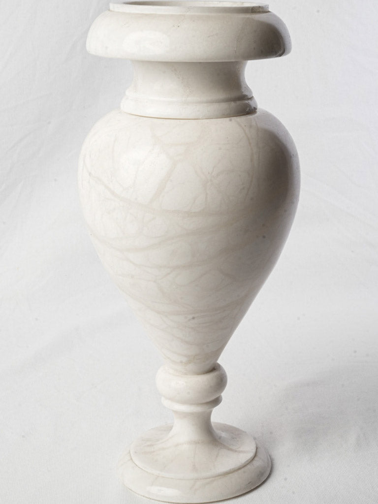 Early to Mid-20th Century Elegant Alabaster Urn Vase - 17¾"