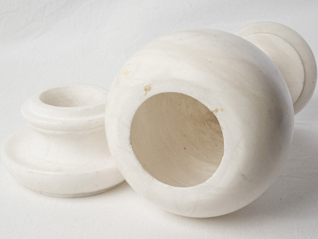 Early to Mid-20th Century Elegant Alabaster Urn Vase - 17¾"