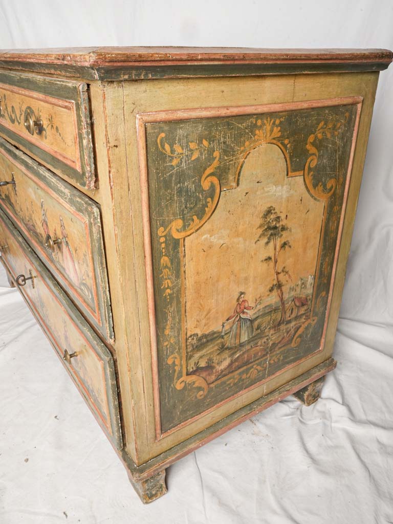 Historic French country bedroom storage