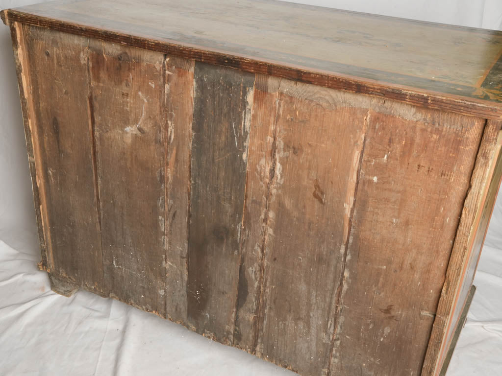 Captivating rustic bracket feet cupboard