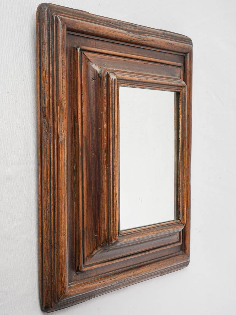 Compact Late 19th-Century Cushion Mirror - 21¼" x 18"