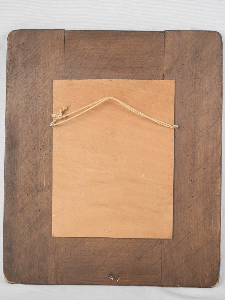 Compact Late 19th-Century Cushion Mirror - 21¼" x 18"