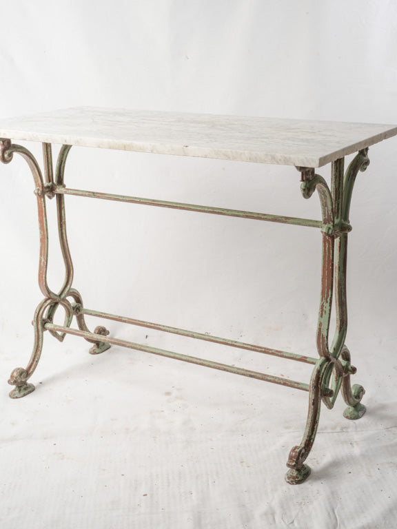 Refined vintage style balcony table