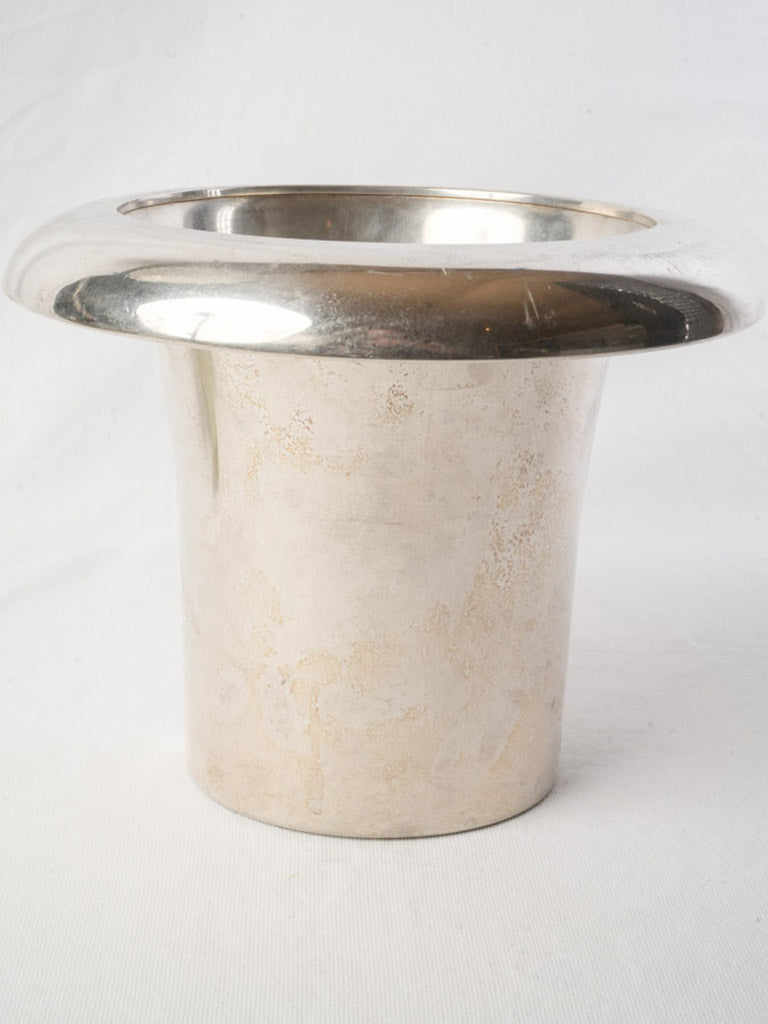 Mid-20th Century Italian Silver-Plated Top Hat Champagne Bucket - 9¾"