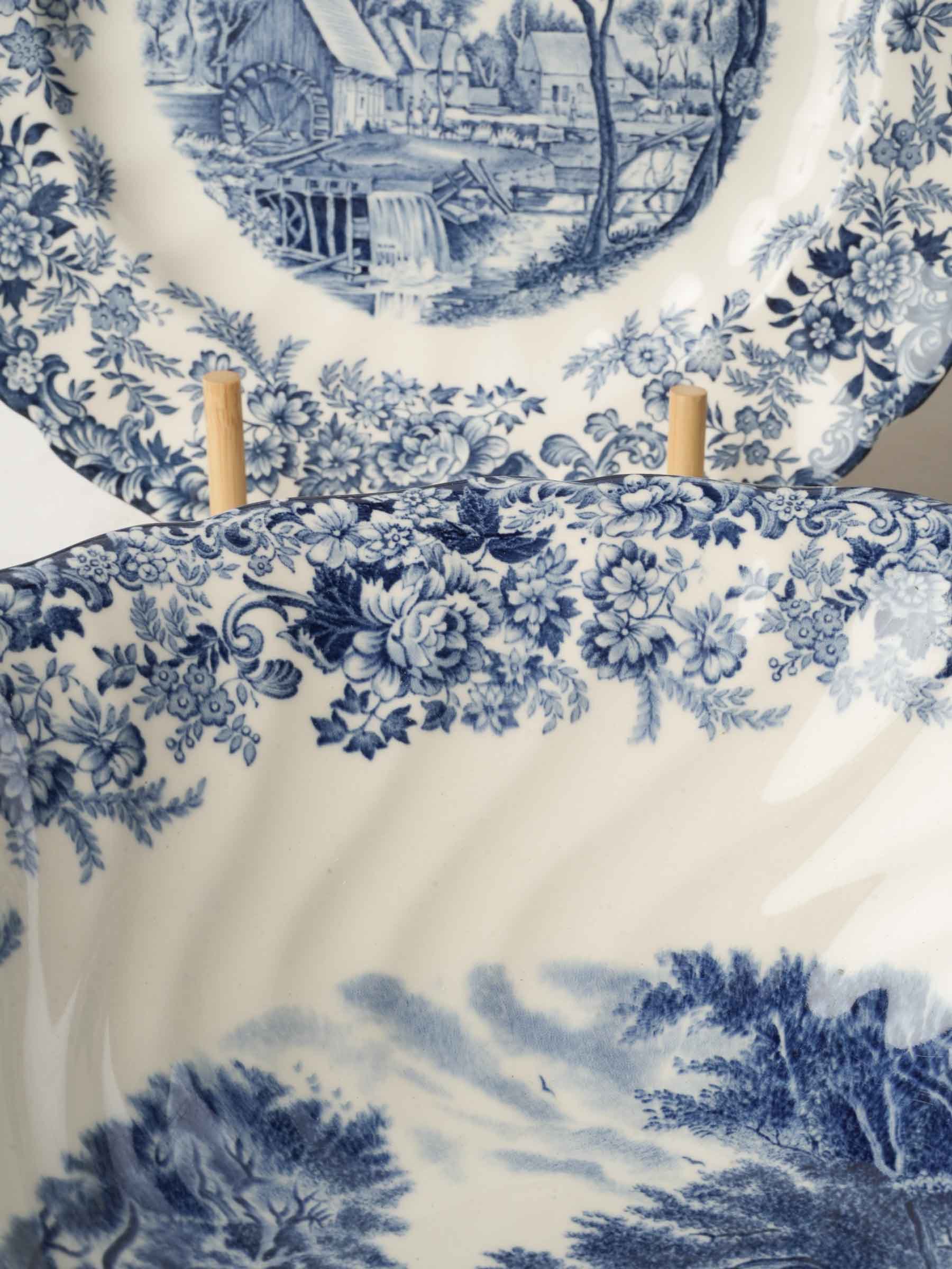 Johnson Bros 'Mill Stream Blue' Ironstone Dinner Service for Five