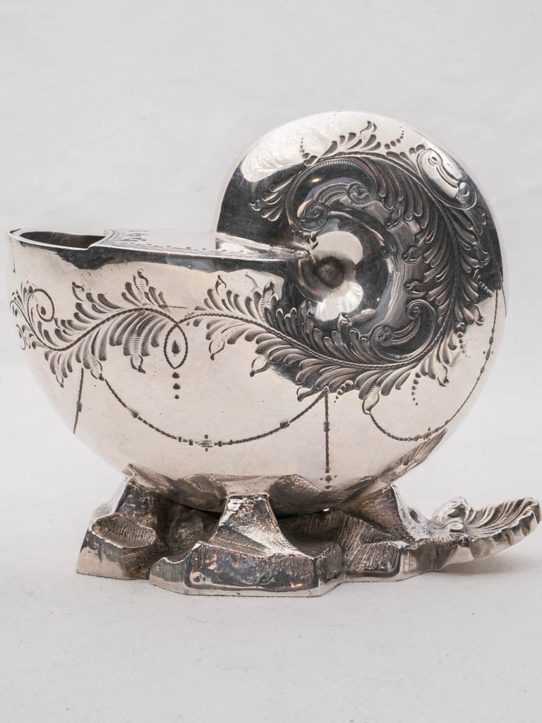 Sculptural rock-textured base warmer