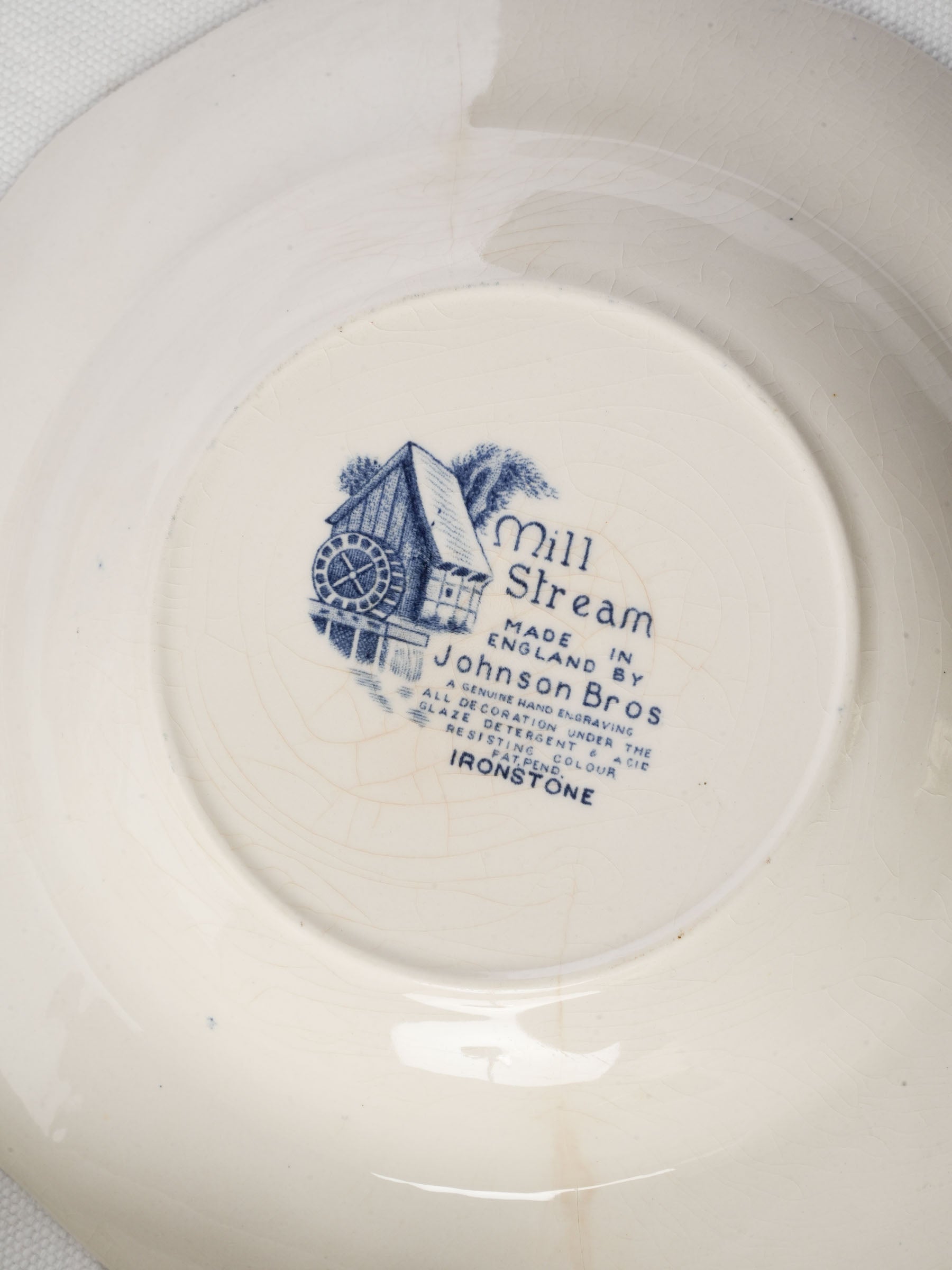 Johnson Bros 'Mill Stream Blue' Ironstone Dinner Service for Five