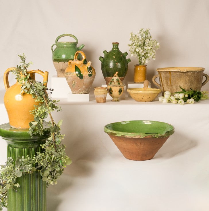 Small Tapered Provence Pottery Confit Jar