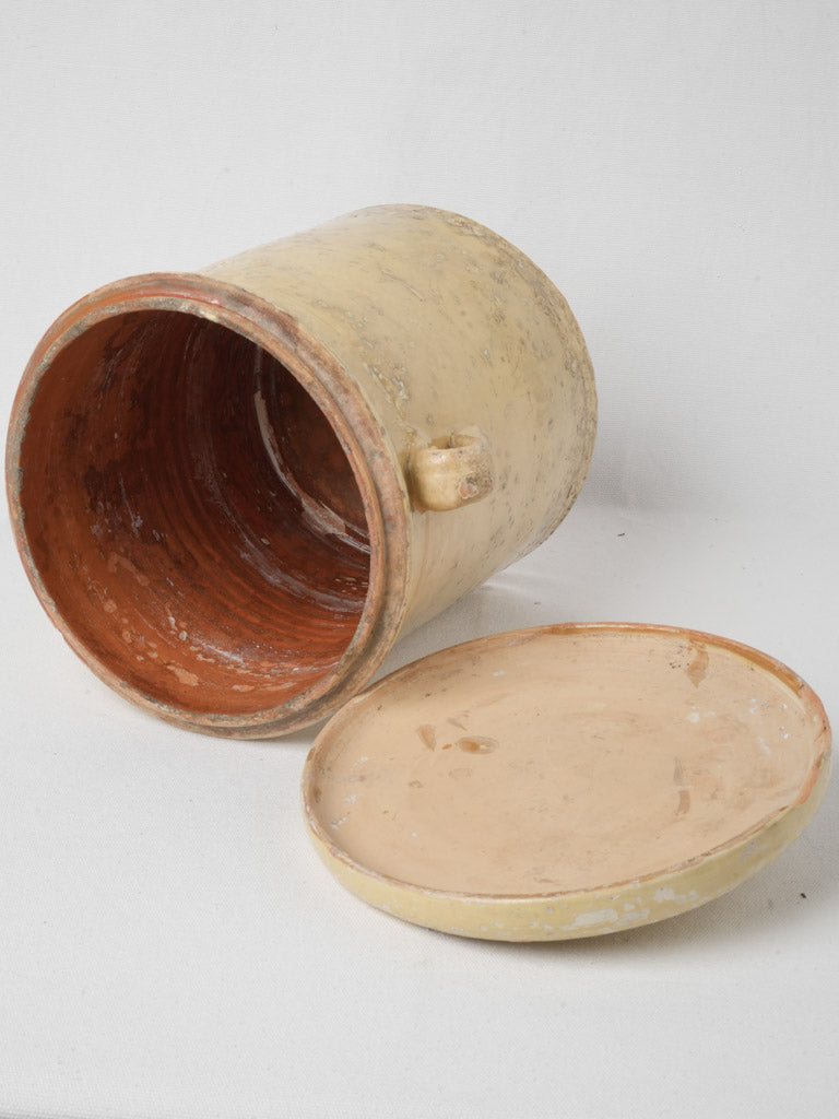 Historical charming lidded pot