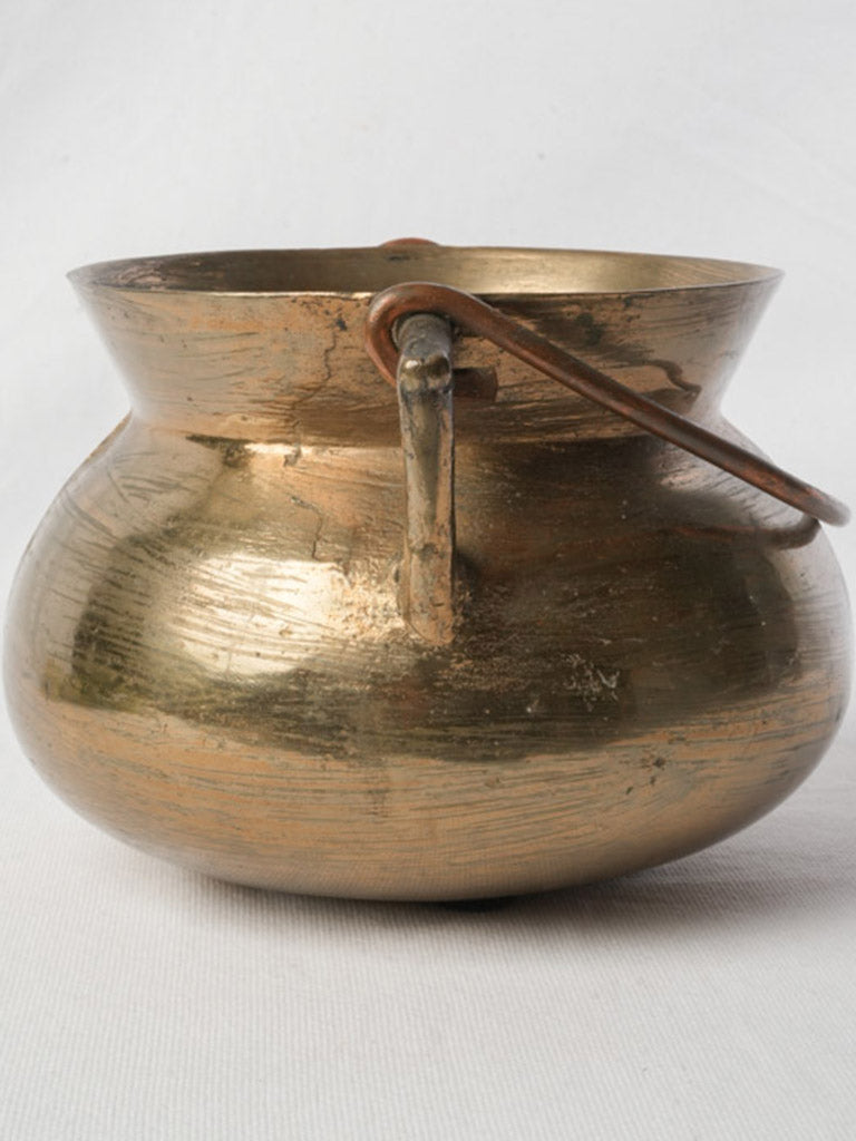 Decorative antique bronze planter