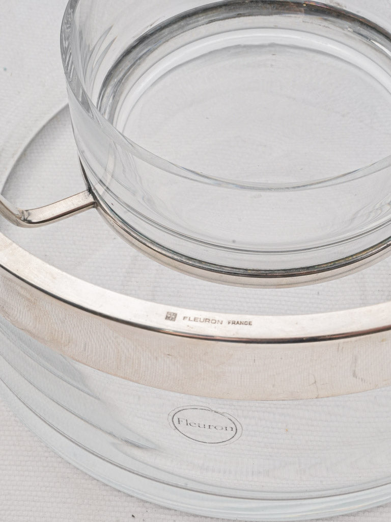 Sculptural modernism caviar dish