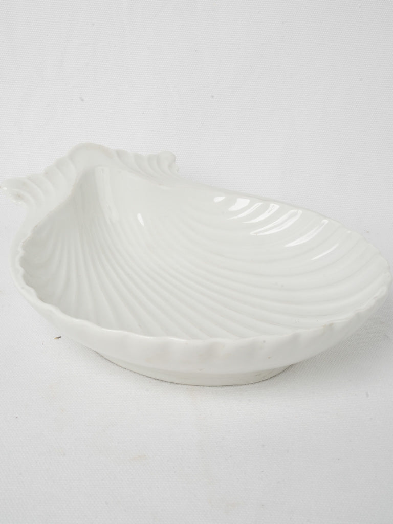 Classic French scallop shell dish