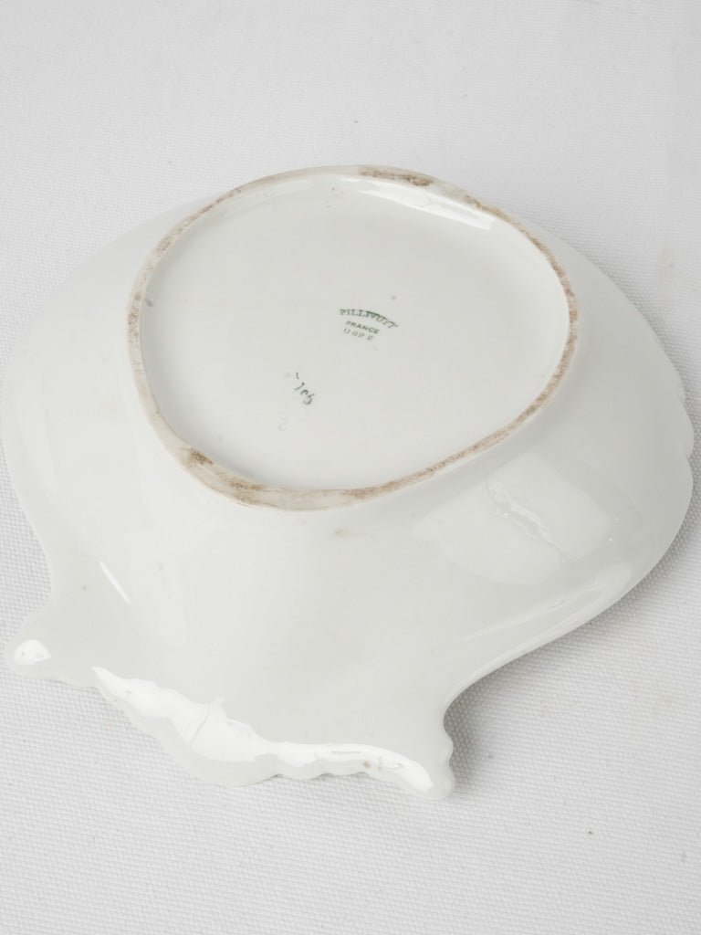 Refined handcrafted French shell platter