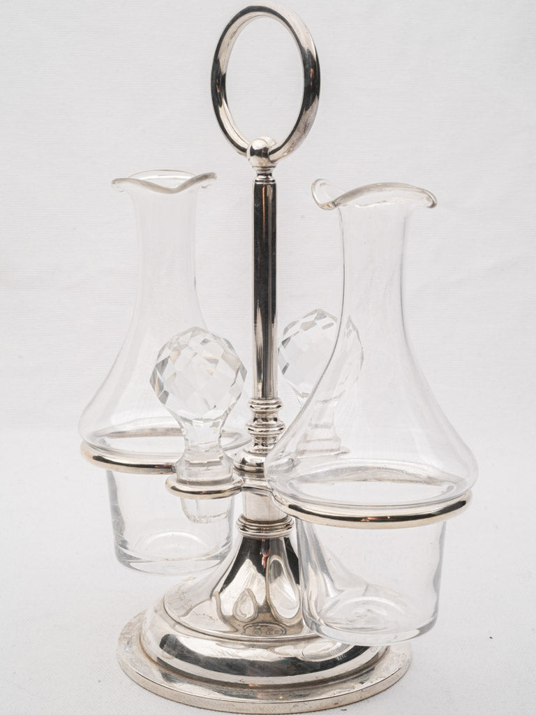Polished silverplate table accessory  