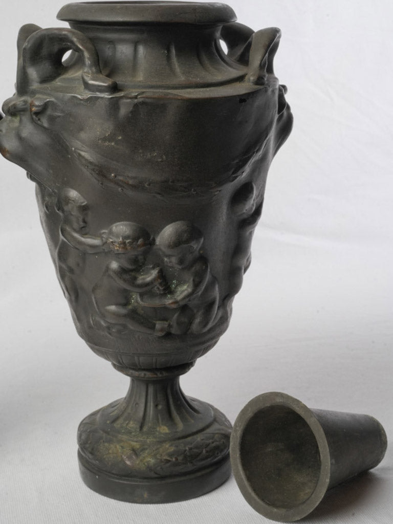 Warm undertone highlights vases