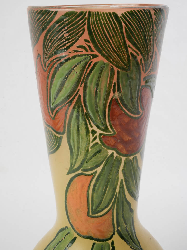 Historic Legras glass vase