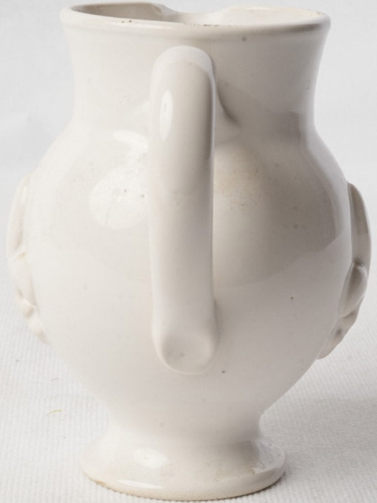 Elegant crazed-finish pitcher