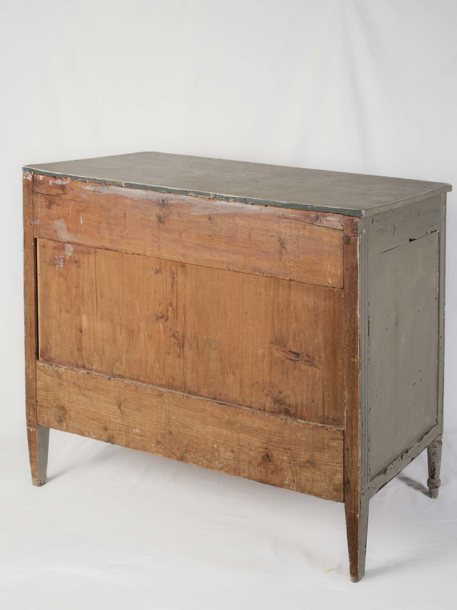 Tall Painted Louis XVI Style Commode w/ Three Drawers - 38½" x 47¾"