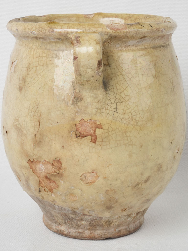 Historic glossy-glazed Provencal pottery