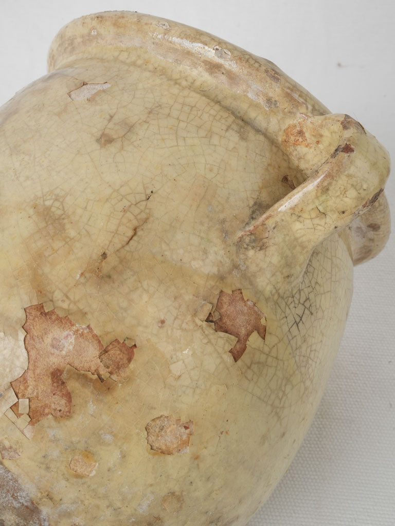 Traditional country-style terracotta jar