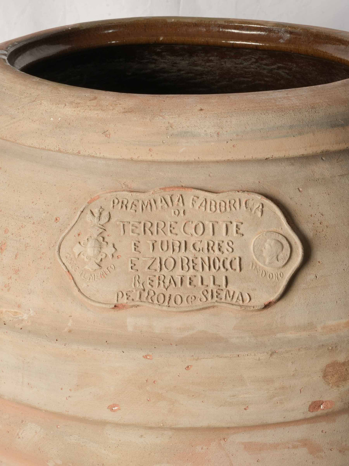 Large Vintage Tuscan Terracotta Olive Oil Orcio - 38½"