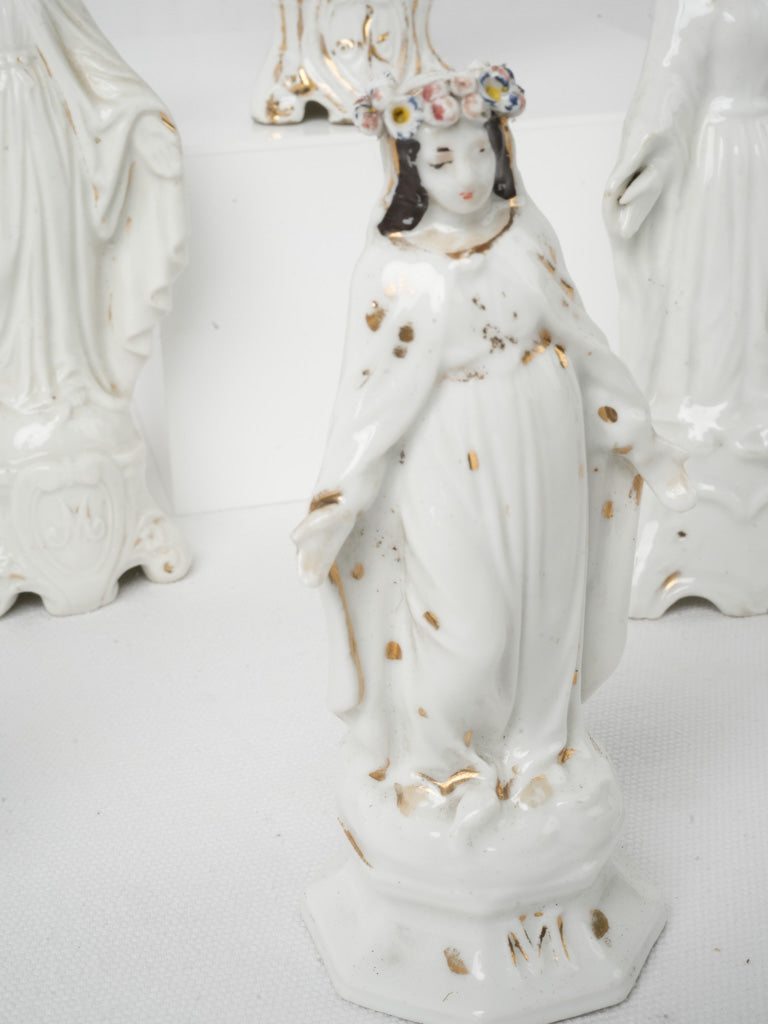 Artisanal crafted religious statues