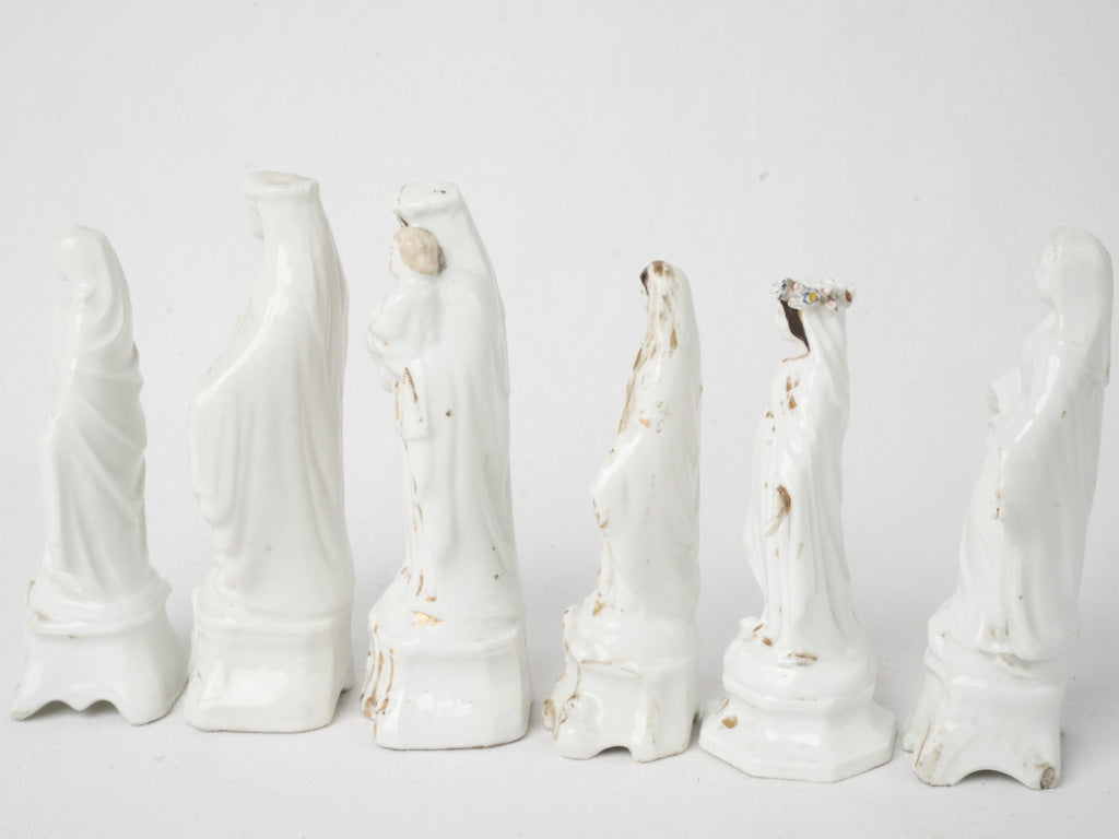 Timeless polychrome-infused statuettes
