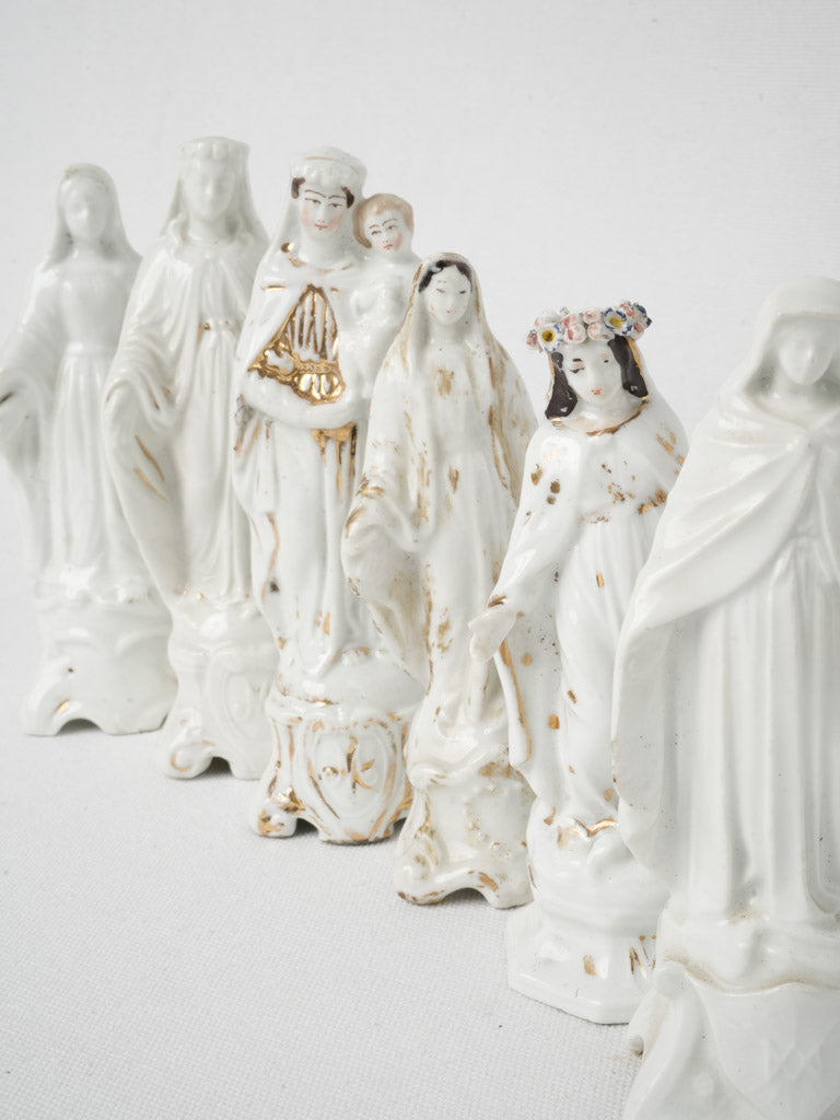 Graceful antique Marian sculpture