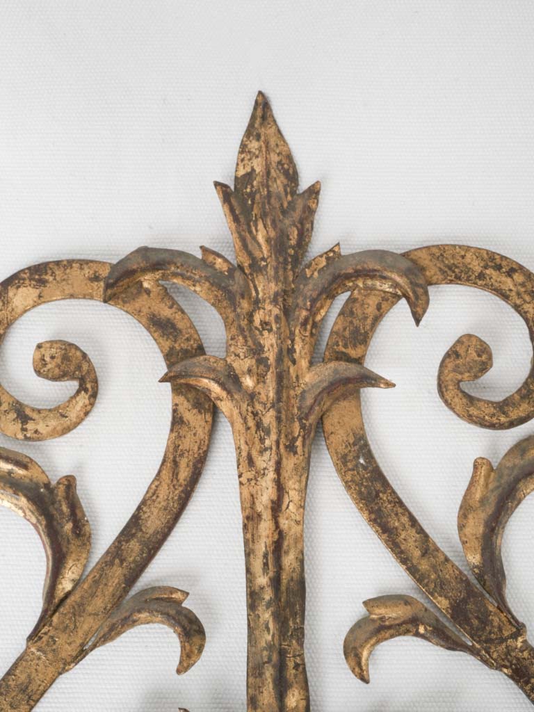 Early 20th-century decorative metal sconces