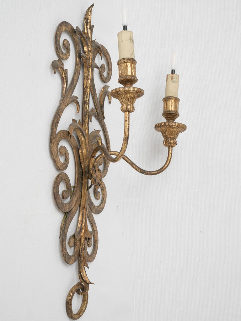 Opulent traditional design wall sconces