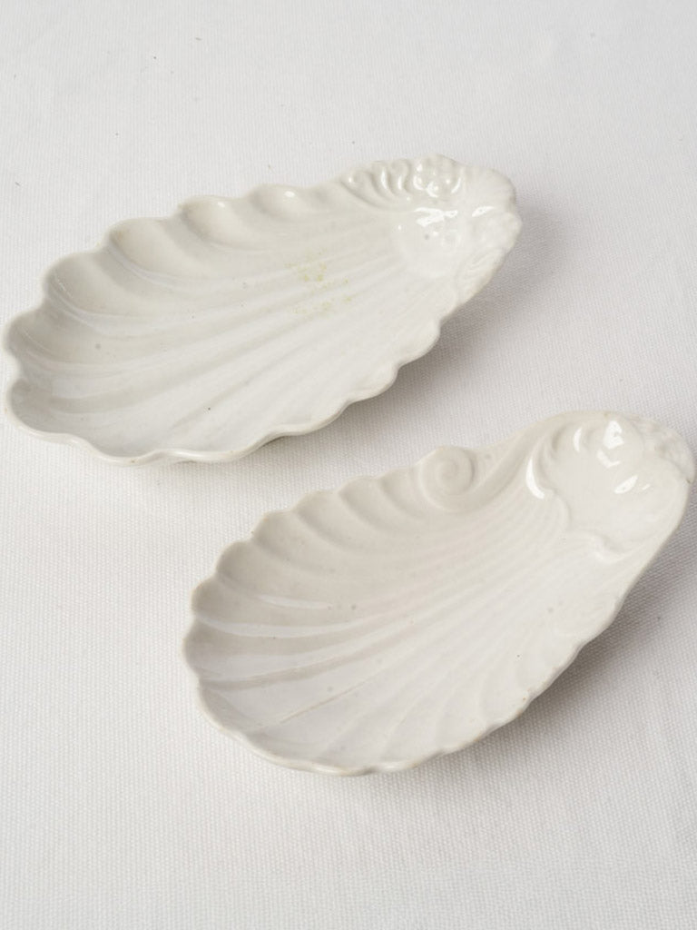Petite Press-Molded Shell Dishes