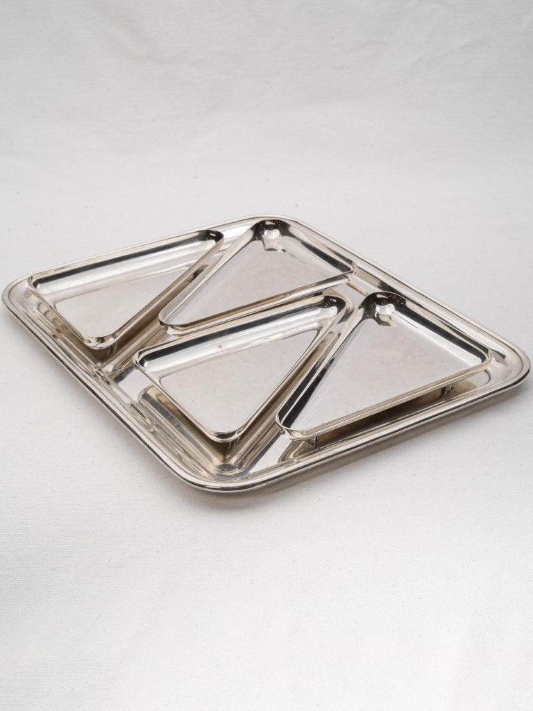 Vintage silverplate modular set