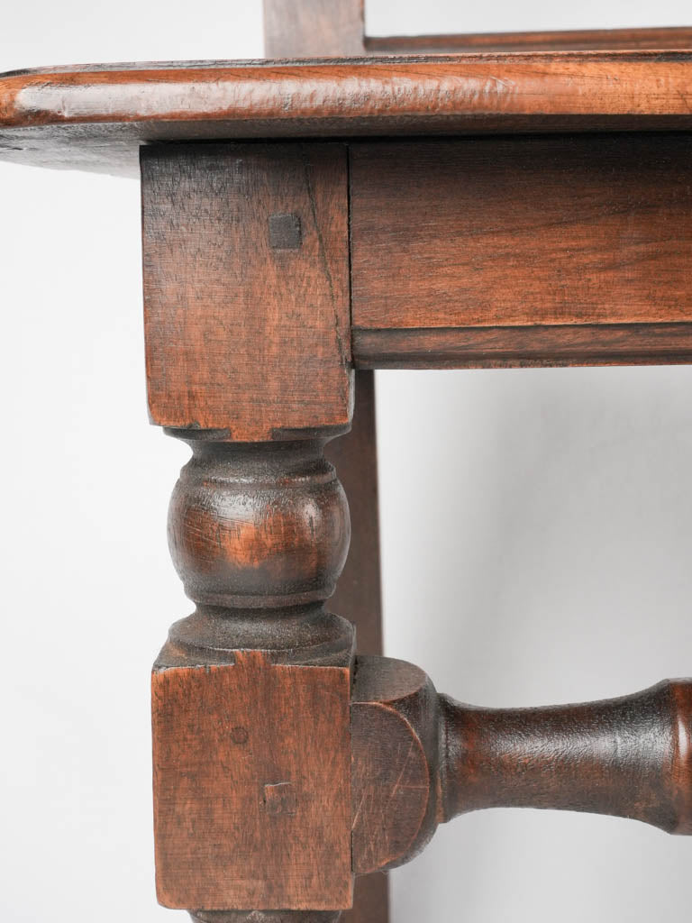 Pair of Lorraine dining chairs - 19th century walnut