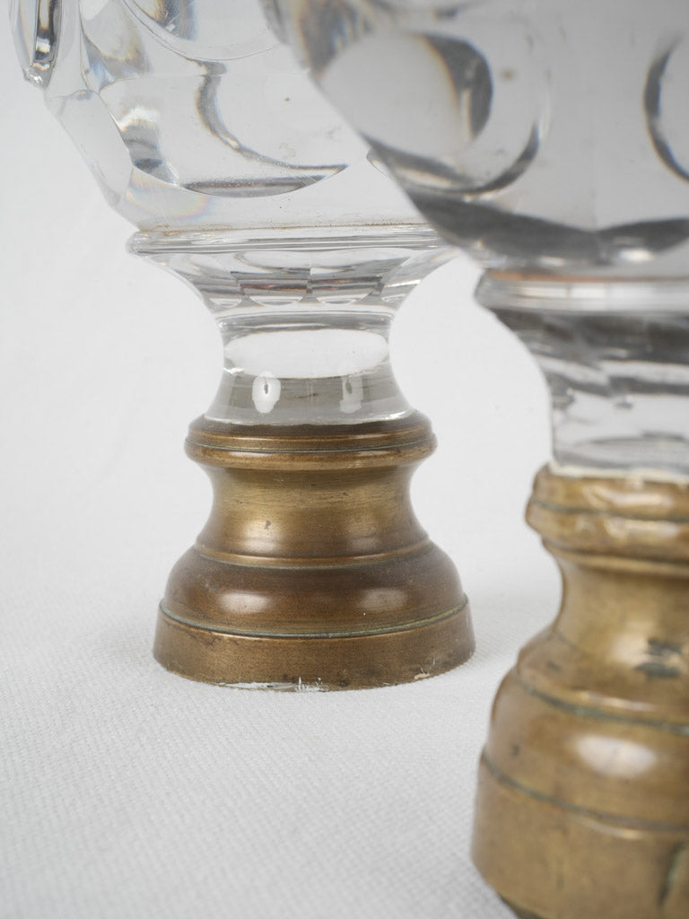 Symmetrical, Classic, Antique, Round Glass