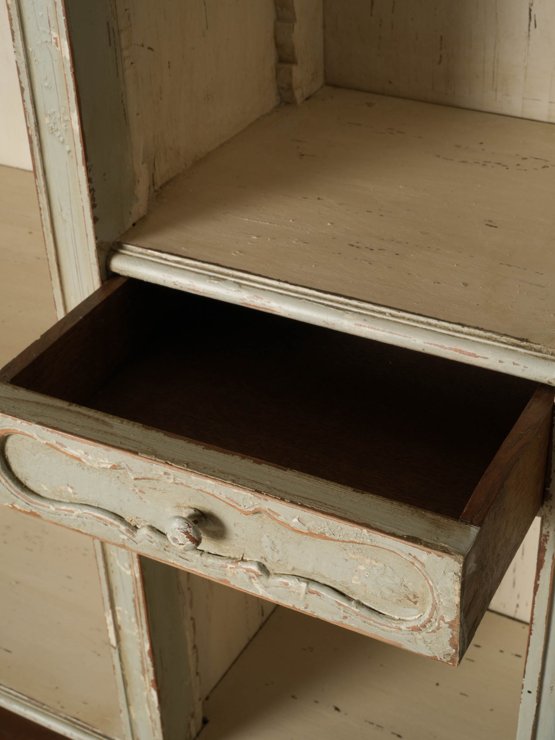 Refinely crafted walnut bookcases