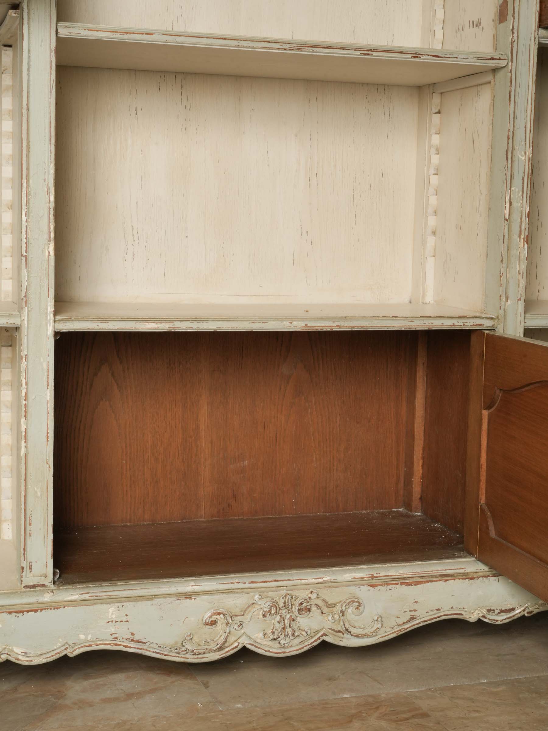 Classic frame-and-panel bookcases