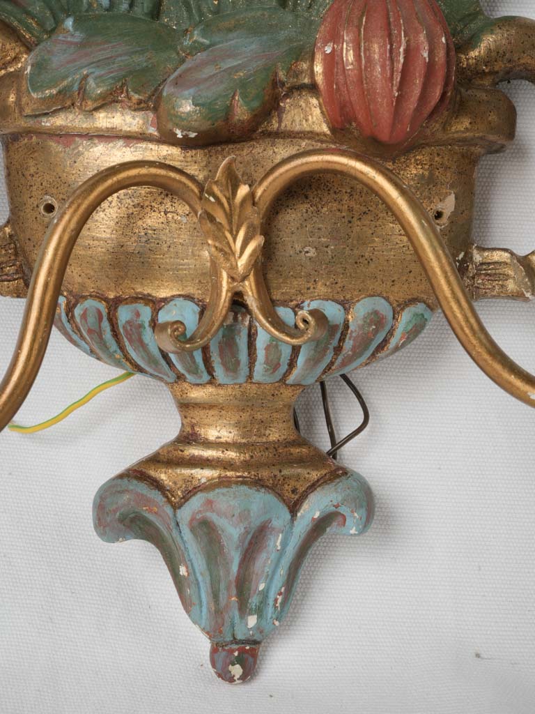 Decorative vibrant sconce lighting