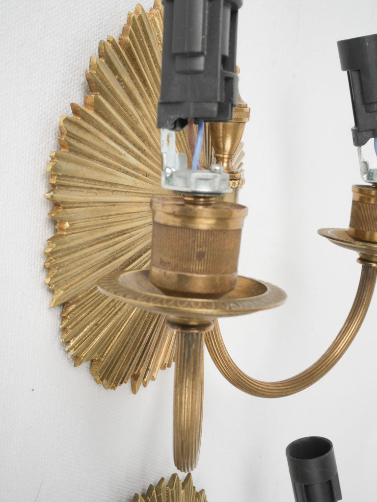 French Maison Charles sunburst sconces