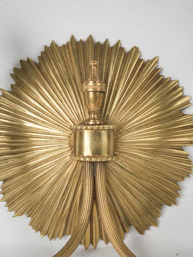 Classic 1960s sunburst wall lights