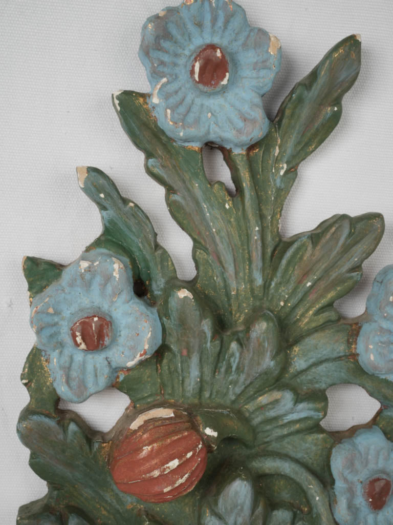 Vintage verdant leafy wall sconces