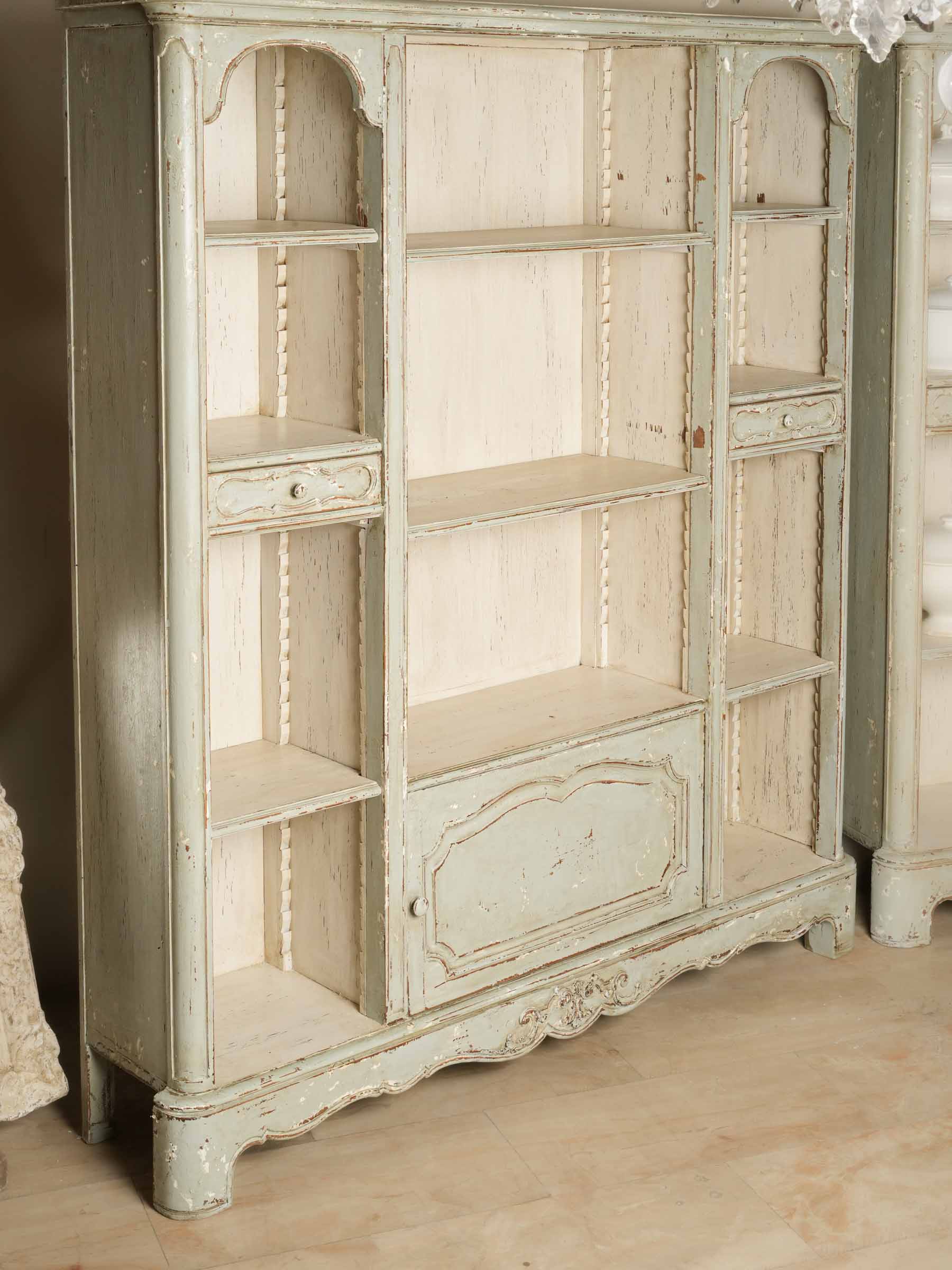 Elegant Louis XV style bookcases