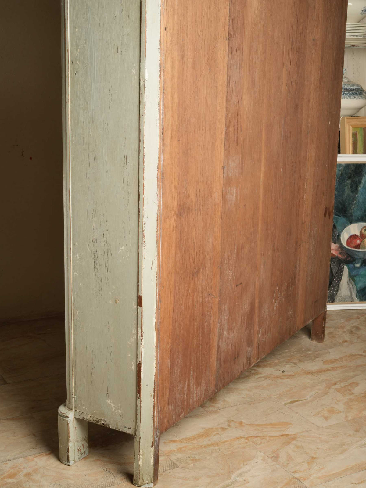 Symmetrical French country bookcases