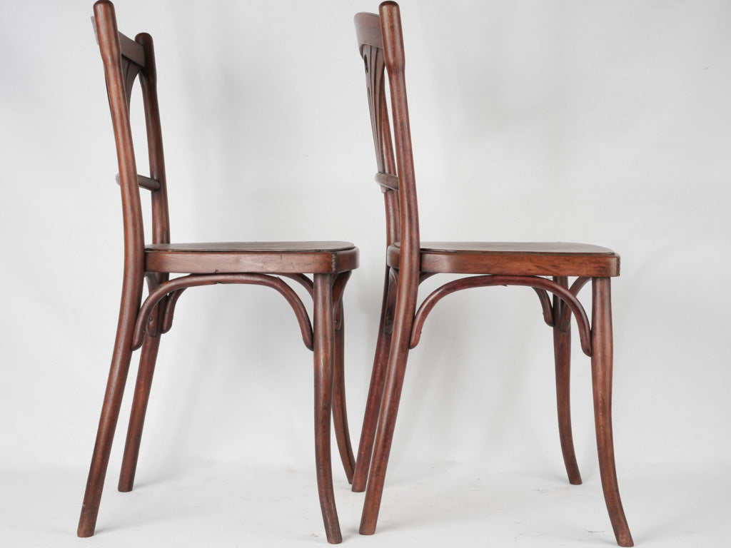 Provenance beech Thonet bistro chairs