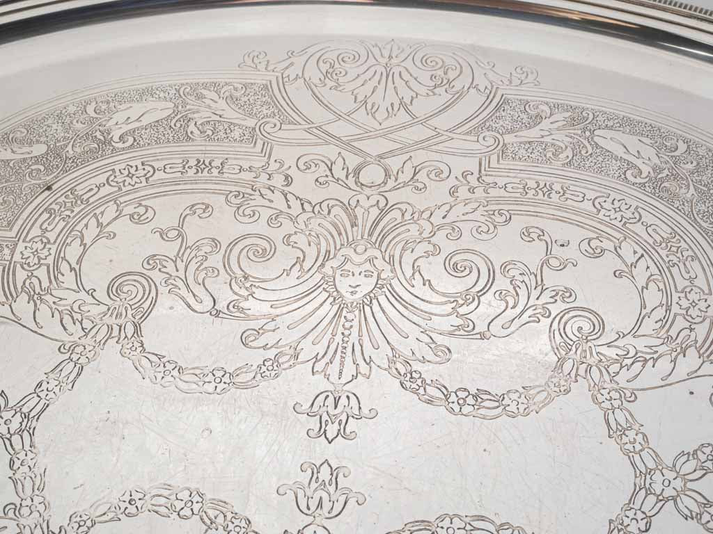 Timeless classical decorative serving tray  