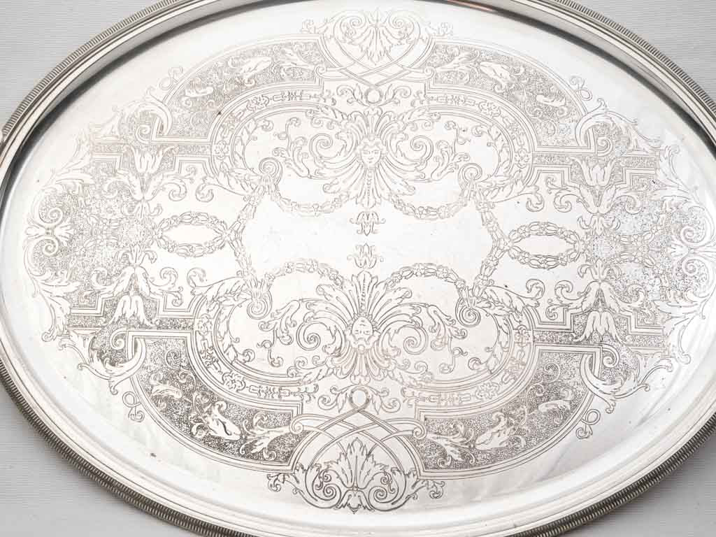 Christofle stylish silver vintage platter  