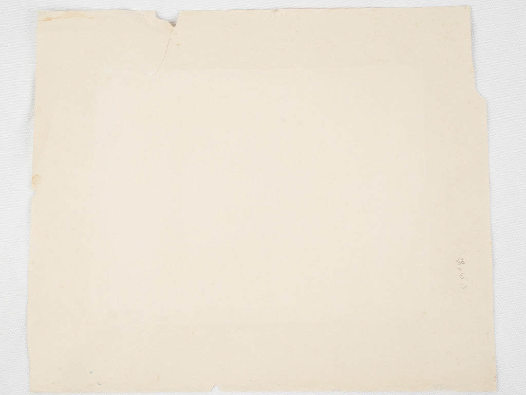 Mid-century French Vatican pastel drawing