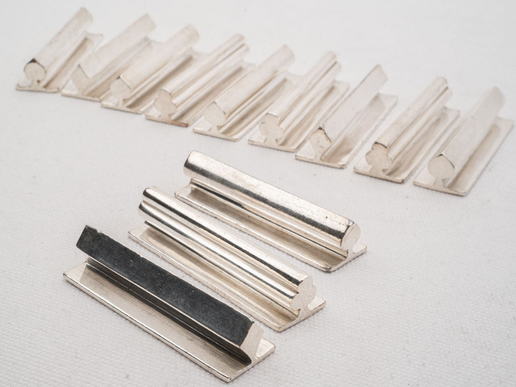 Whimsical card suit silver rests