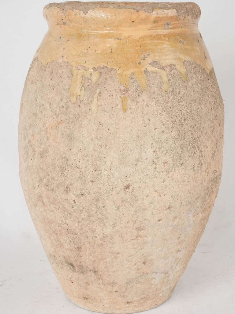 Small authentic terracotta olive jar