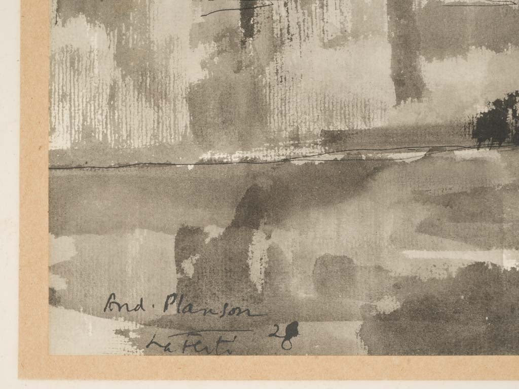 Fauvism-inspired Rural Scene Illustration