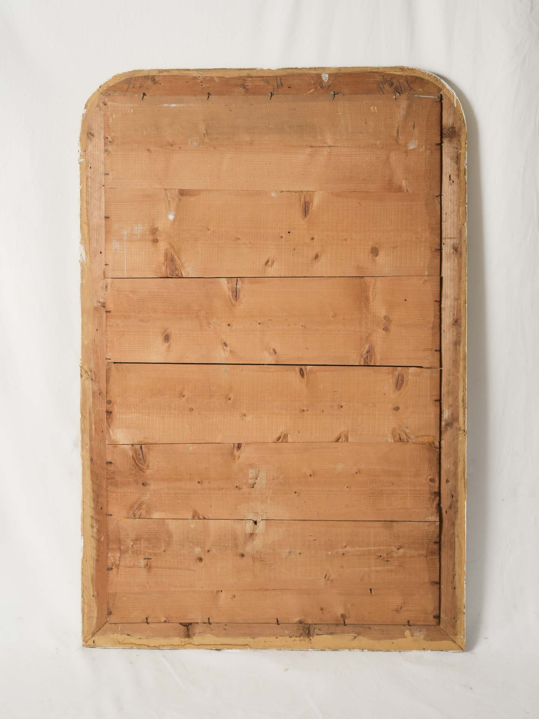 Tall French Louis-Philippe Style White Painted Mirror, Late 19th Century - 50" x 33½"